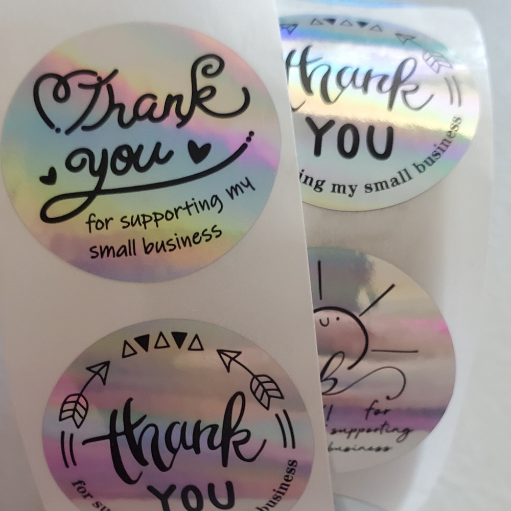 200 Thank you" stickers for sellers and small businesses ✨️💕🙏